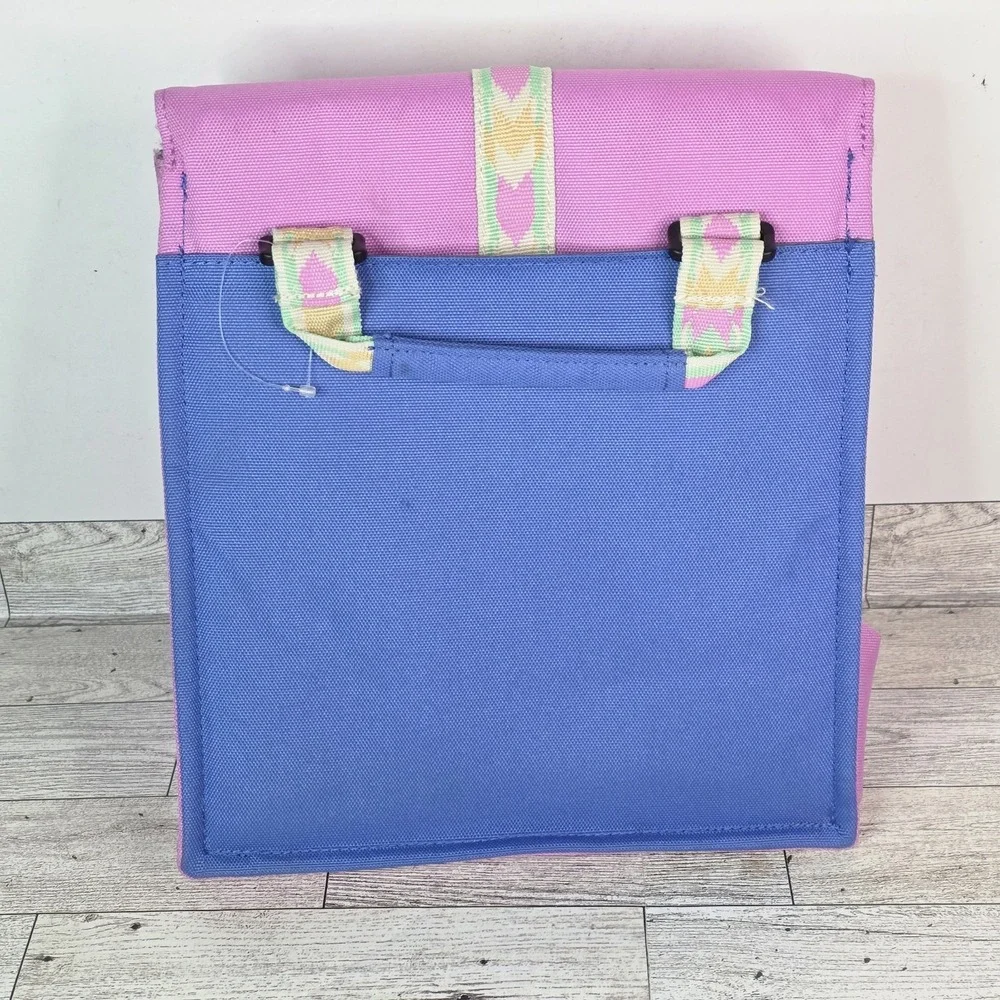KAVU Insulated Padded Lunch Sack Leak Proof Meal Bag Pink Purple - Picture 2 of 11